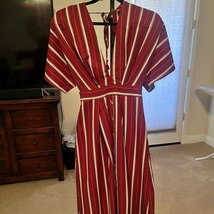 Midi Open Back Dress